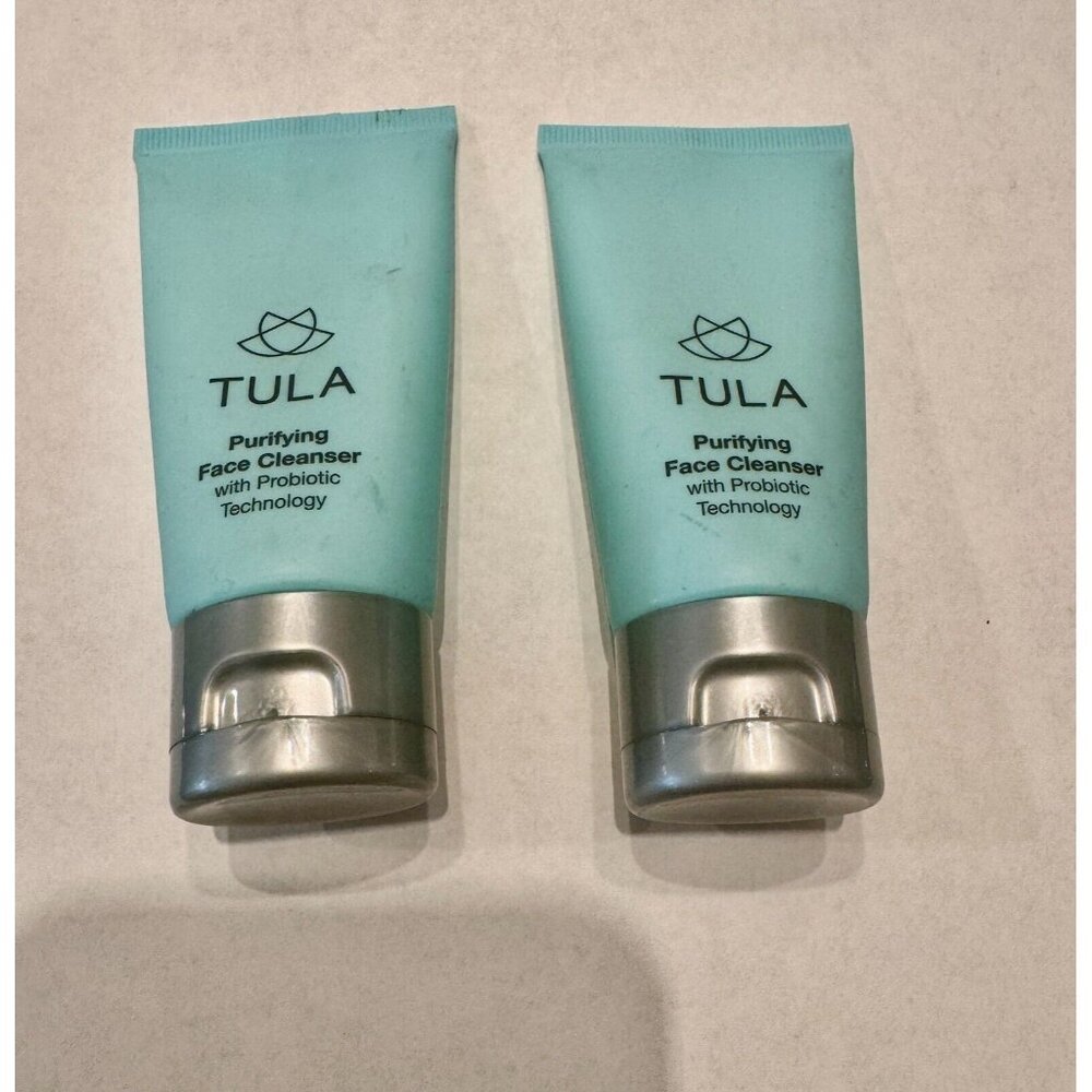 TULA Purifying Face Cleanser w/Probiotic Technology 1.67oz Each (LOT OF 2)
